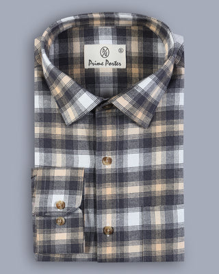 Woody Cotton Flannel Shirt - Prime Porter
