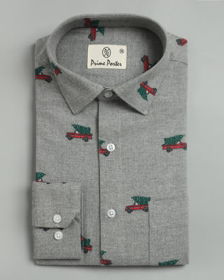 Spruce Printed Flannel Shirt - Prime Porter
