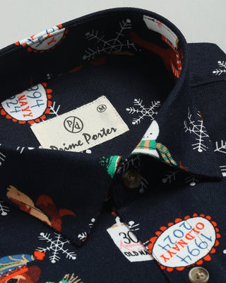 Magical Christmas Printed Flannel Shirt - Prime Porter