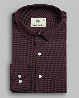Garnet Giza Cotton Shirt - Prime Porter