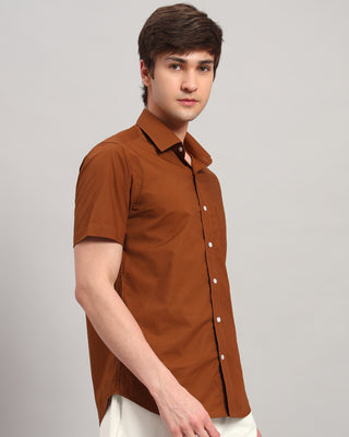 Chestnut Printed Shirt - Prime Porter
