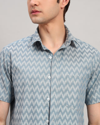 Chevron Printed Shirt - Prime Porter