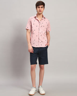 Pink Theodore Printed Shirt - Prime Porter