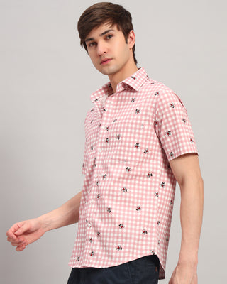 Pink Theodore Printed Shirt - Prime Porter