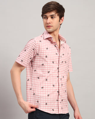 Pink Theodore Printed Shirt - Prime Porter