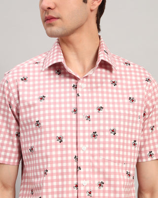 Pink Theodore Printed Shirt - Prime Porter
