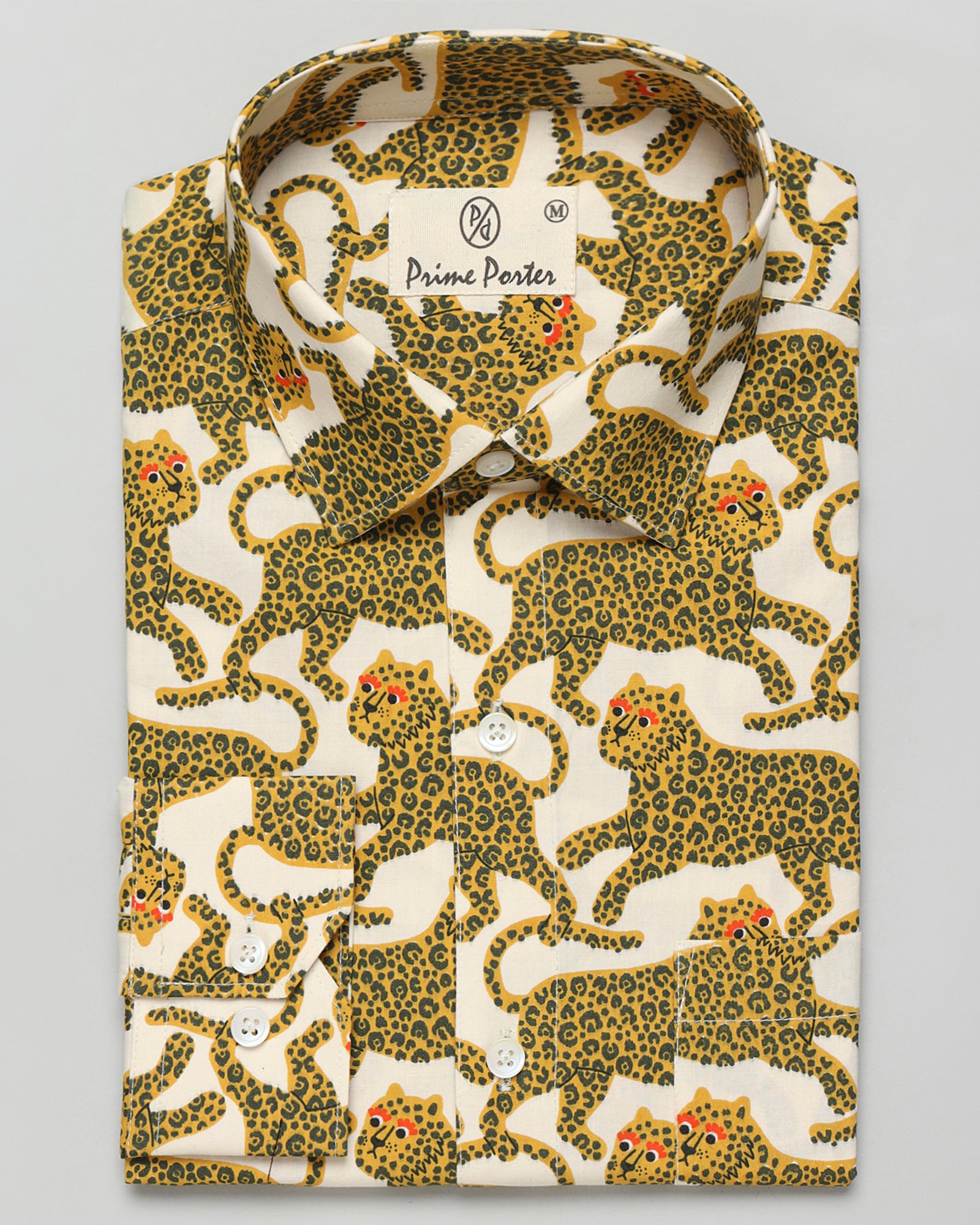 Mens tiger stripe sales shirt