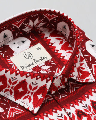 Candy Cane Flannel Shirt - Prime Porter