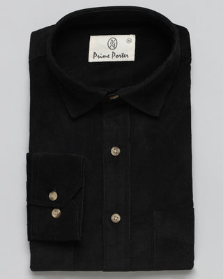 Black Corduroy Shirt - Prime Porter