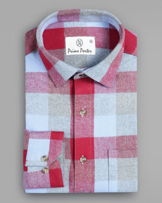 Cherry Cotton Flannel Shirt - Prime Porter
