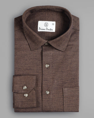 Browne Cotton Flannel Shirt - Prime Porter