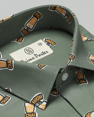 Chai Printed Shirt - Prime Porter