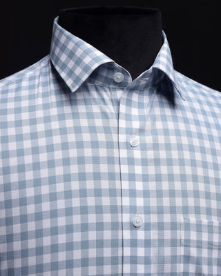 Blueark Checked Formal Shirt - Prime Porter