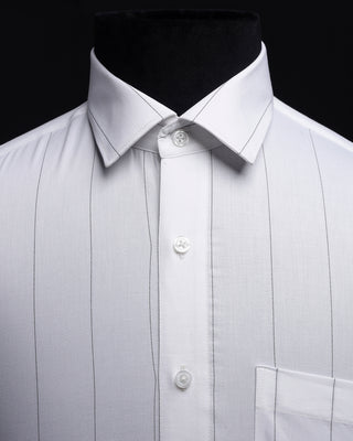 Chord Striped Formal Shirt - Prime Porter