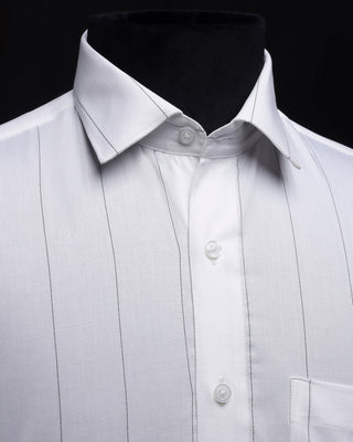 Chord Striped Formal Shirt - Prime Porter