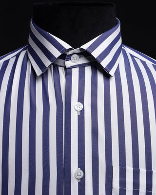 Navo Striped Formal Shirt - Prime Porter
