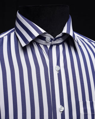 Navo Striped Formal Shirt - Prime Porter