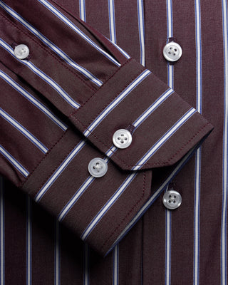 Clove Striped Formal Shirt - Prime Porter