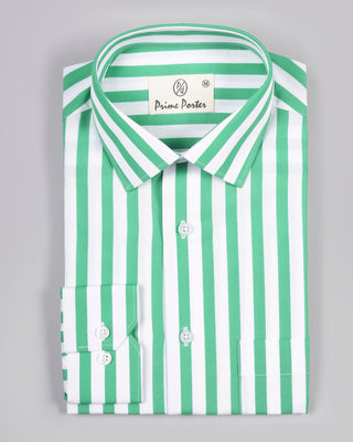 Mento Striped Formal Shirt - Prime Porter