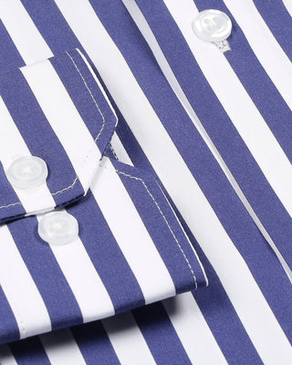Navo Striped Formal Shirt - Prime Porter