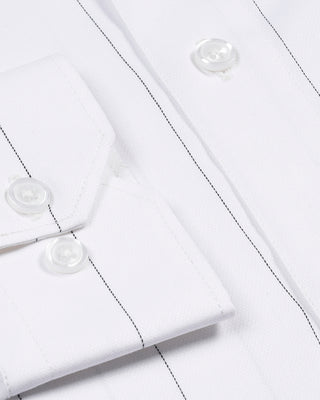 Chord Striped Formal Shirt - Prime Porter