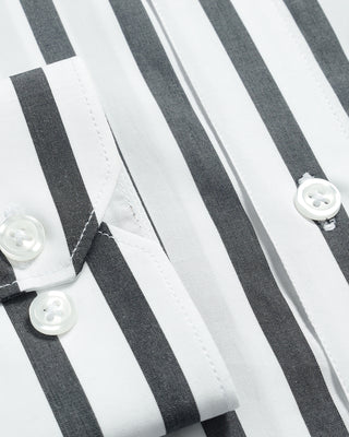 Monochrome Striped Shirt - Prime Porter