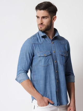Light Blue Denim Shirt - Prime Porter