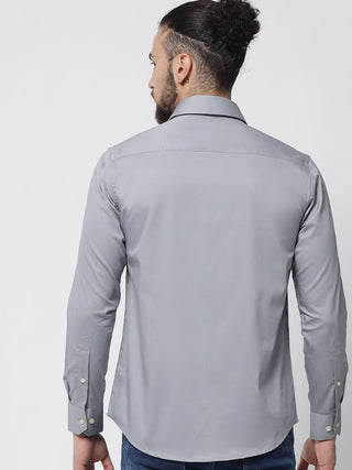 Grey Cotton Shirt - Prime Porter