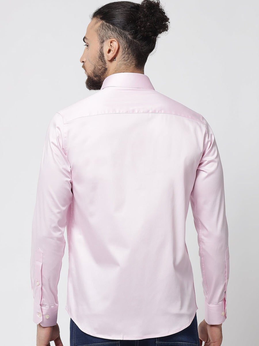 Light Pink Colour Cotton Shirt For Men Prime Porter