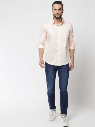 Peach Cotton Shirt - Prime Porter