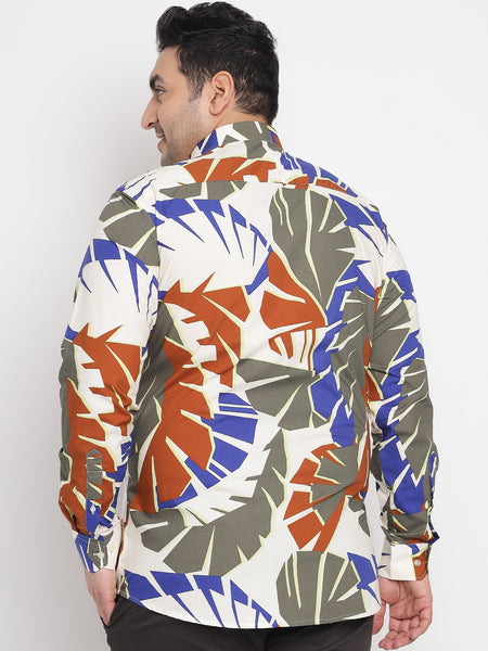 Abstract Printed Shirt For Men Plus 6