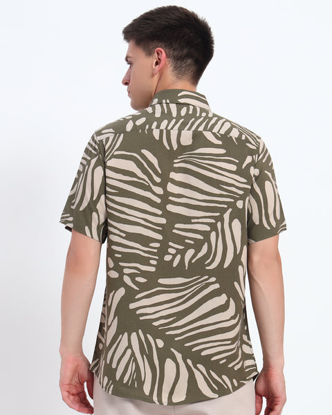 Fringe Printed Shirt
