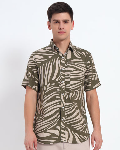 Fringe Printed Shirt