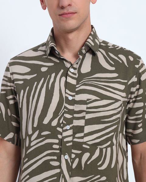 Fringe Printed Shirt