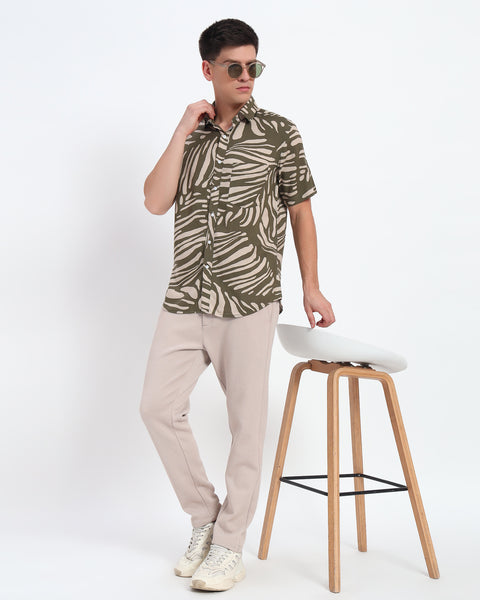 Fringe Printed Shirt