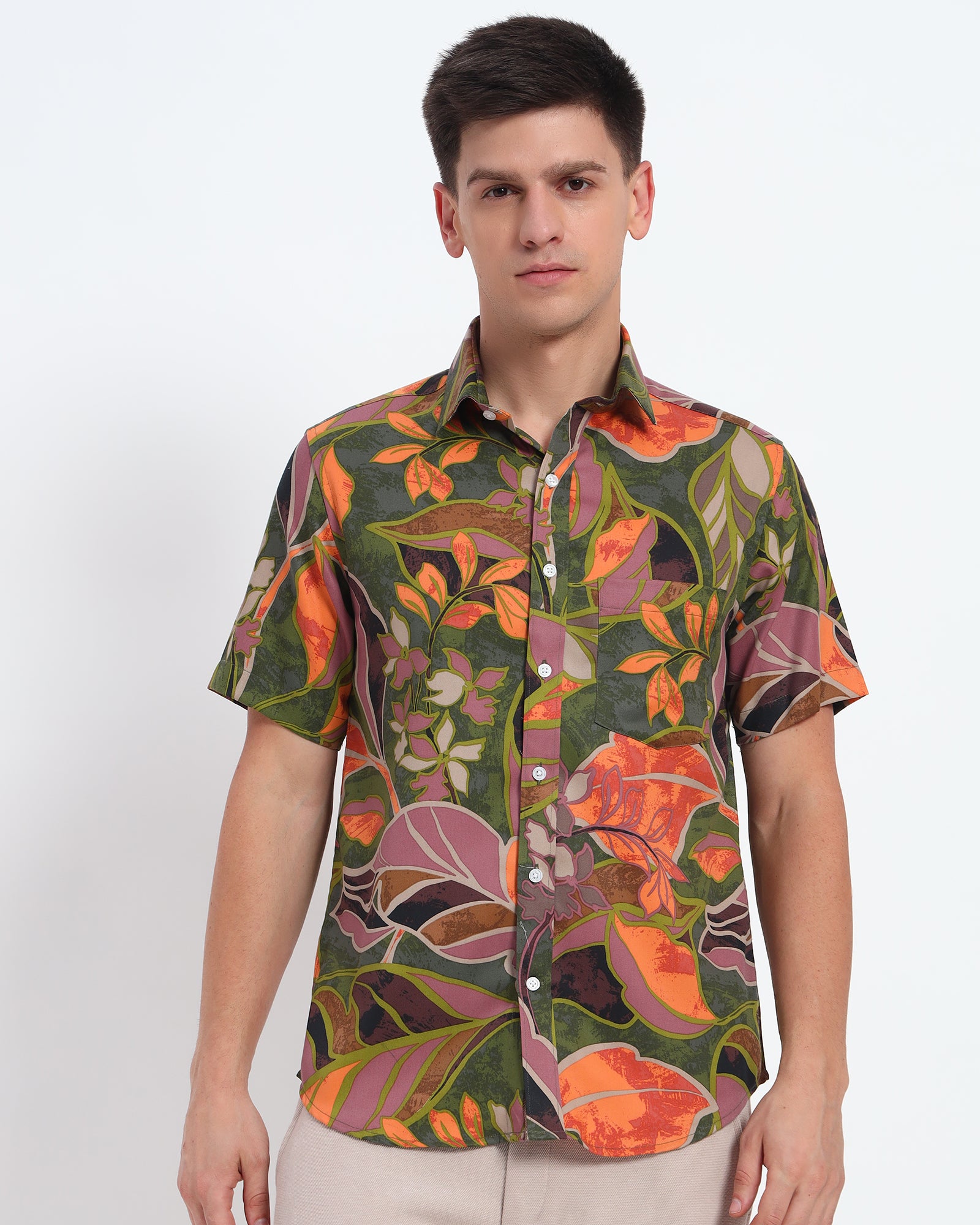 Tropical Printed Shirt