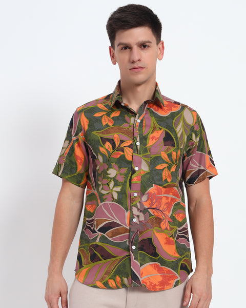Tropical Printed Shirt