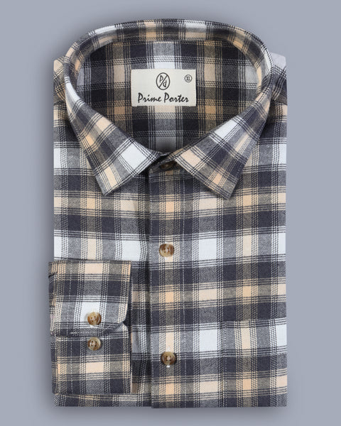 Woody Cotton Flannel Shirt