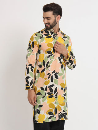 Phool Printed Kurta