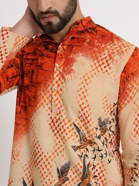 Chidiya Printed Kurta