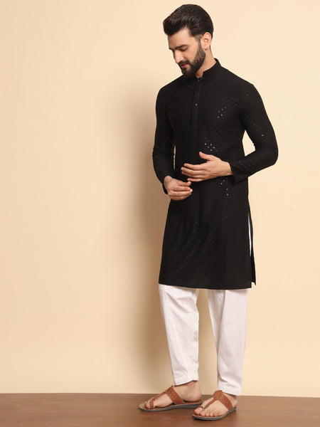 Shyaam Embroidered Sequence Kurta