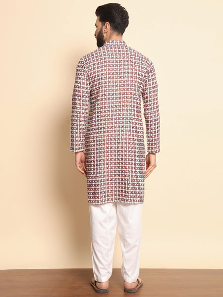 Garud Embroidered Kurta