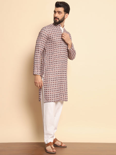 Garud Embroidered Kurta