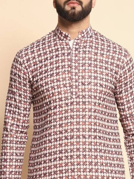Garud Embroidered Kurta
