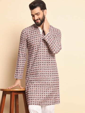 Garud Embroidered Kurta