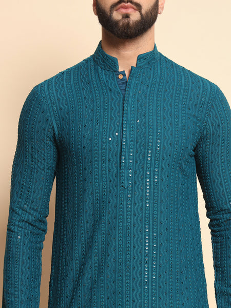 Umar Embroidered Kurta
