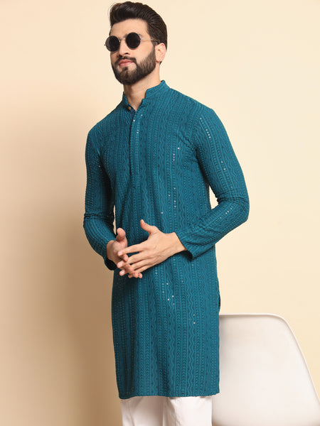 Umar Embroidered Kurta