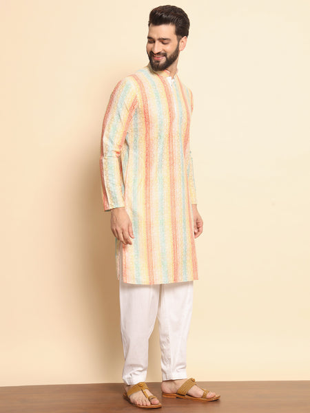 Prakash Embroidered Kurta