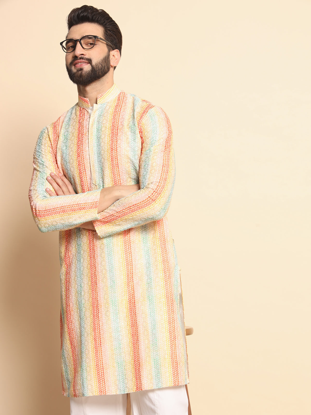 Prakash Embroidered Kurta