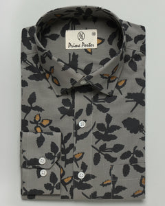 Slate Printed Shirt